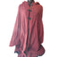 Cloak Hooded Wool Burgundy Full Length Cape Gothic Renaissance Costume Cosplay