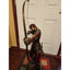 Large Rare Pierre Tourgueneff Archer Bronze Sculpture French Statue Decor 39"