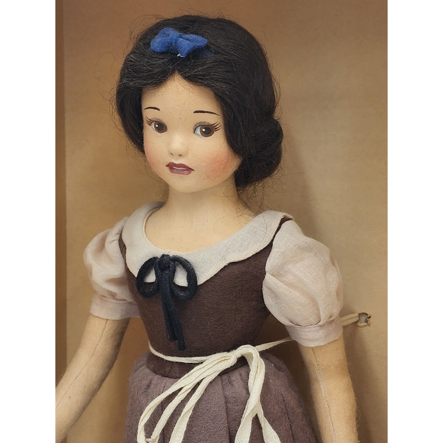 R John Wright Disney Snow White In Rags Princess 0296/1000 Felt Doll Vintage Box