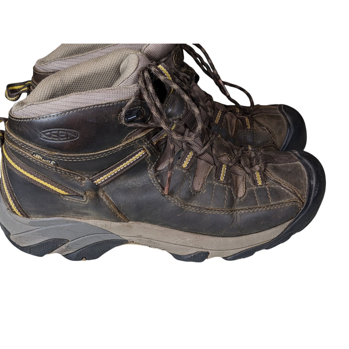 KEEN Hiking Boots Mens 11 Targhee Mid Shoes Waterproof Outdoor Trail 1002375