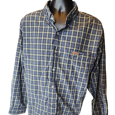 Carhartt Shirt Mens 2XL Plaid Classic Button Up Casual Long Sleeve Cotton Casual