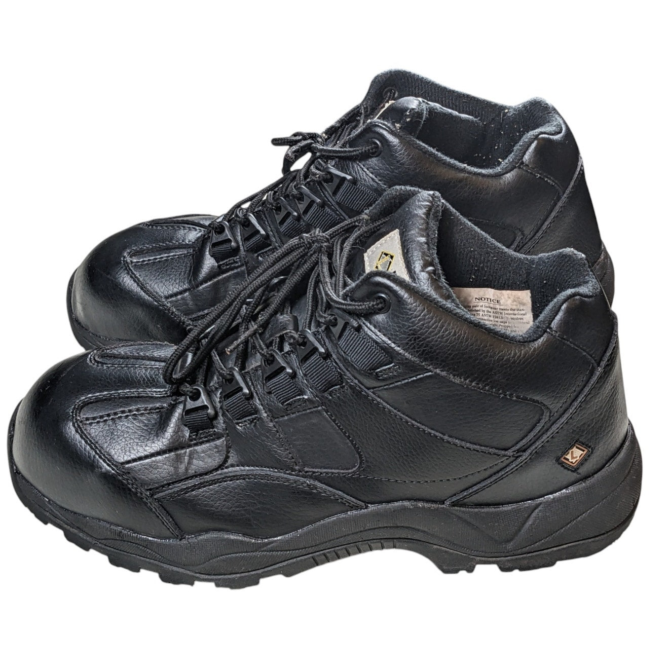 Lehigh Safety Shoes Mens 11W Steel Toe Work Hiker Boots Slip Oil Industrial 6333