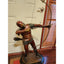 Large Rare Pierre Tourgueneff Archer Bronze Sculpture French Statue Decor 39"