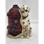 Dalmatian Fire Hydrant Piggy Bank Firefighter Firemen Savings Bank Dog Decor 6"