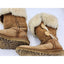 UGG Boots Womens Size 6 Bailey Short Tall Folded Chestnut Faux Fur 1873