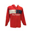 Tommy Hilfiger Sport Hoodie Men 3X Red Colorblock Pullover Sweatshirt Activewear