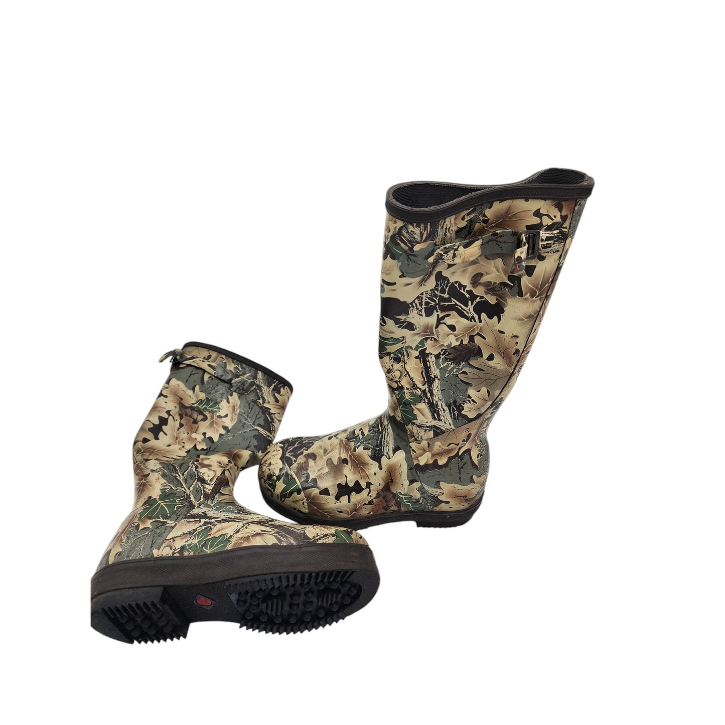 Red Ball Boots Mens 9 Muck Boundary Advantage Camo Waterproof Rubber Hunt Duck