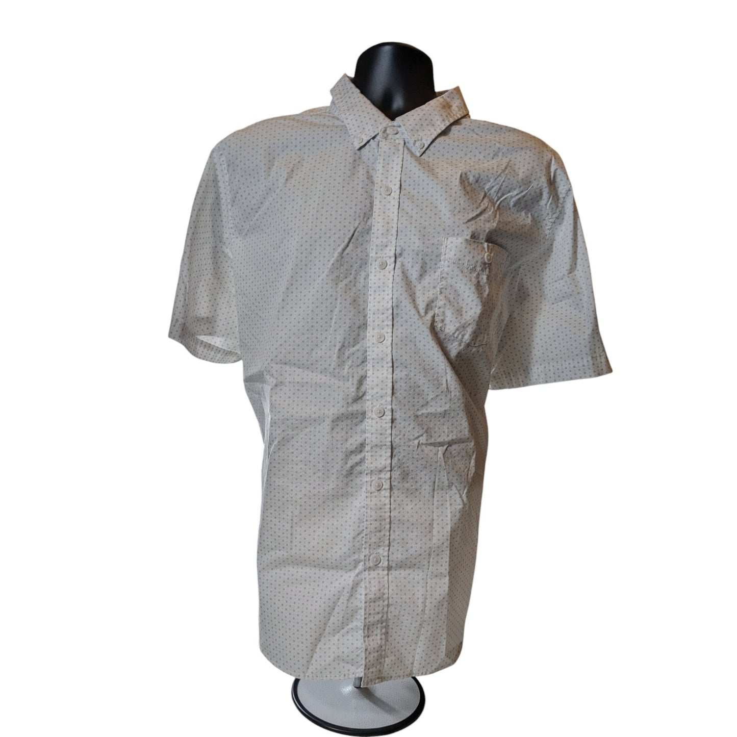 Weatherproof Shirt Mens XXL Comfort Stretch Short Sleeve Casual Button Down