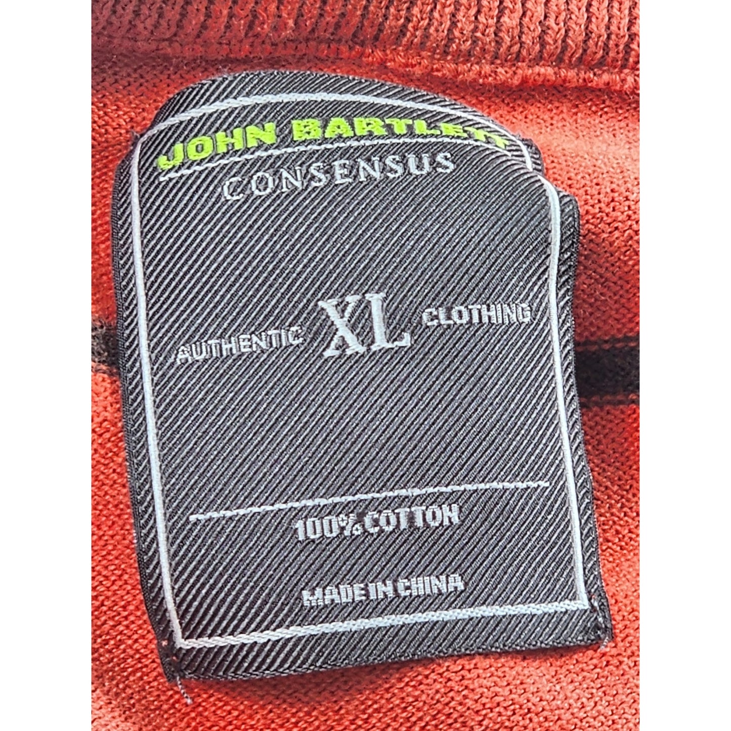 John Bartlett Consensus Sweater Mens XL Sleeveless Argyle Vest Vintage Inspired