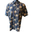 Hibiscus Hawaiian Polo Shirt Men XXL Short Sleeve Palm Tree Button Collar Golf