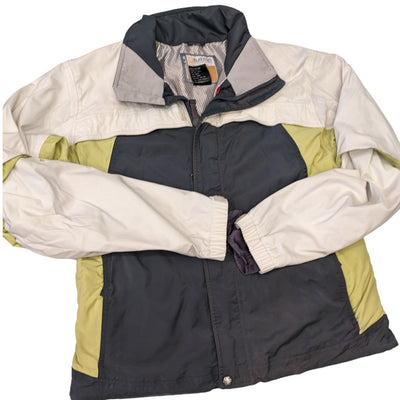 Burton Snowboard Jacket Women Large Formula Winter Colorblock Insulated Full Zip