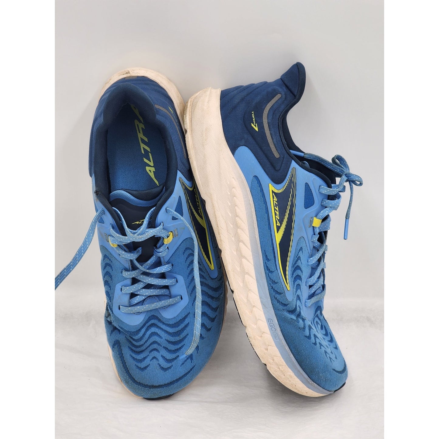 Altra Torin 7 EGo Max Mens 13 Running Shoes Blue Athletic Sneakers Lightweight