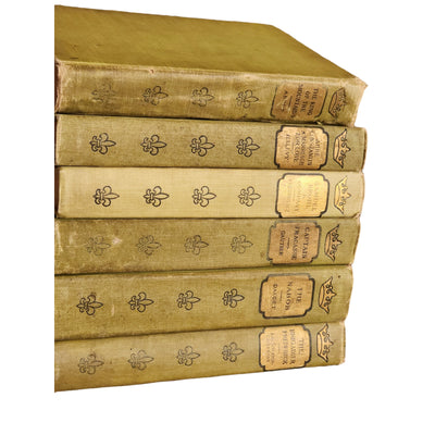 French Classical Romances 6 Volumes Hardcover Vintage Antique Antiquarian 1902