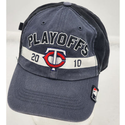 MN Twins Playoffs Baseball Hat 2010 Postseason Forty Seven Sports Cap Strapback