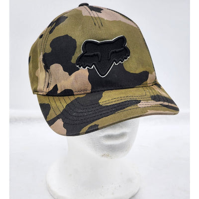 Fox Head Racing Hat Camo Baseball Cap Flexfit Small Medium