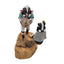 Kachina Signed Earl Dino Sunaweuma Hopi Kokopelli Native American Sculpture 9"