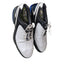 FootJoy Golf Shoes Mens 10.5M White Black Leather Spiked Cleats Flex Zone 53139