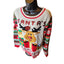 No Boundaries Ugly Christmas Sweater Womens XXL Santa Favorite Embellish Rudolph