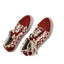 VANS Sneakers Red Checkered Shoes Canvas Mens 5.5 Womens 7 Low Top Skater 507452