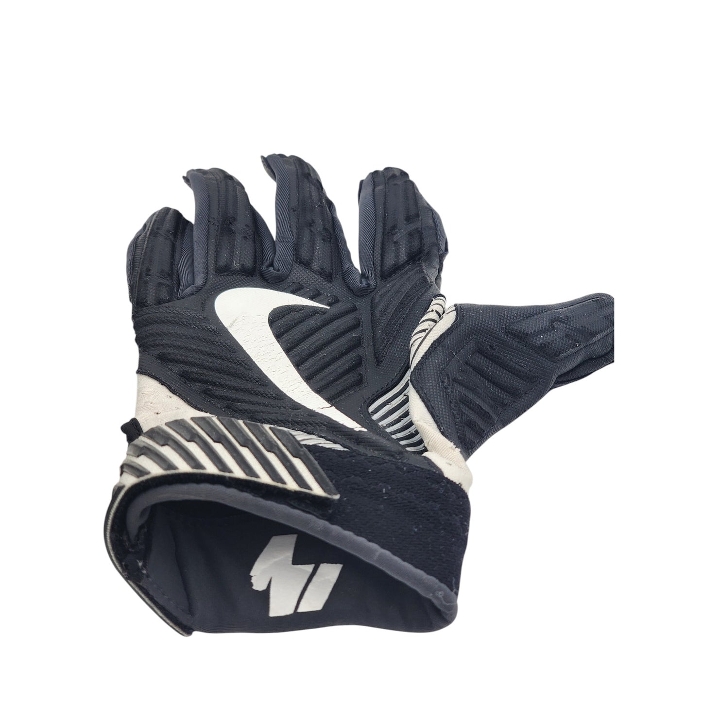 Nike Vapor Jet 5.0 XXL Receiver Gloves Black White Lightweight Grip Football