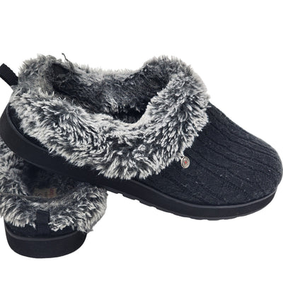 BOBS by Skechers Memory Foam Keepsakes Slippers Women 9 Faux Fur Comfort Slip On