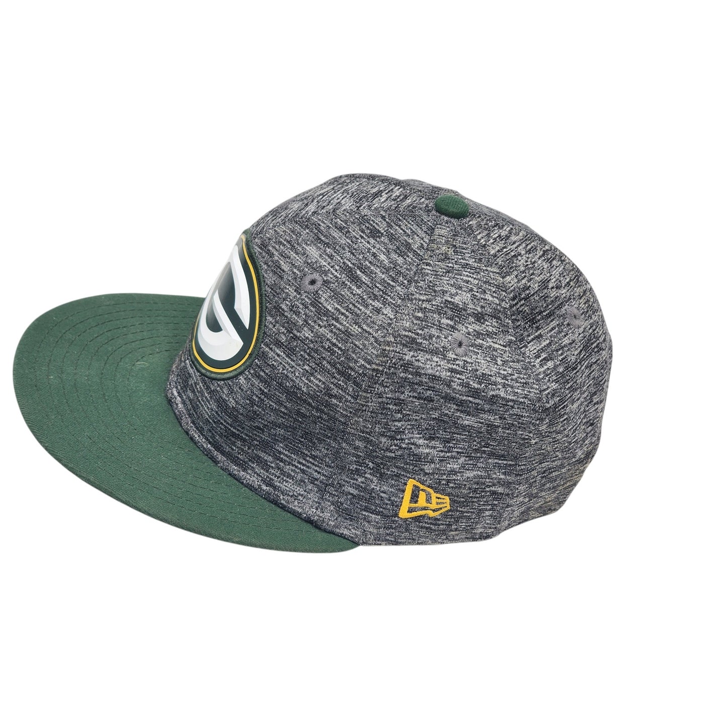 New Era 9Fifty NFL Green Bay Packers Adjustable Snapback Hat Gray Green Logo