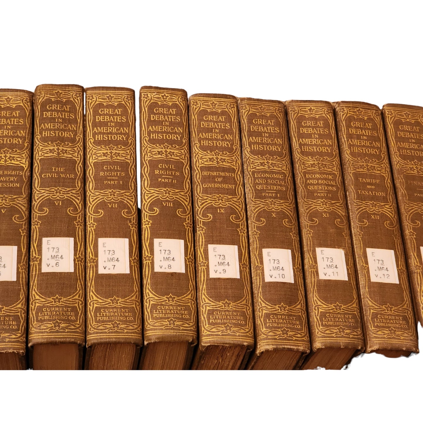 Great Debates In American History 13 Vol Book Set Home Library Antiquarian 1913