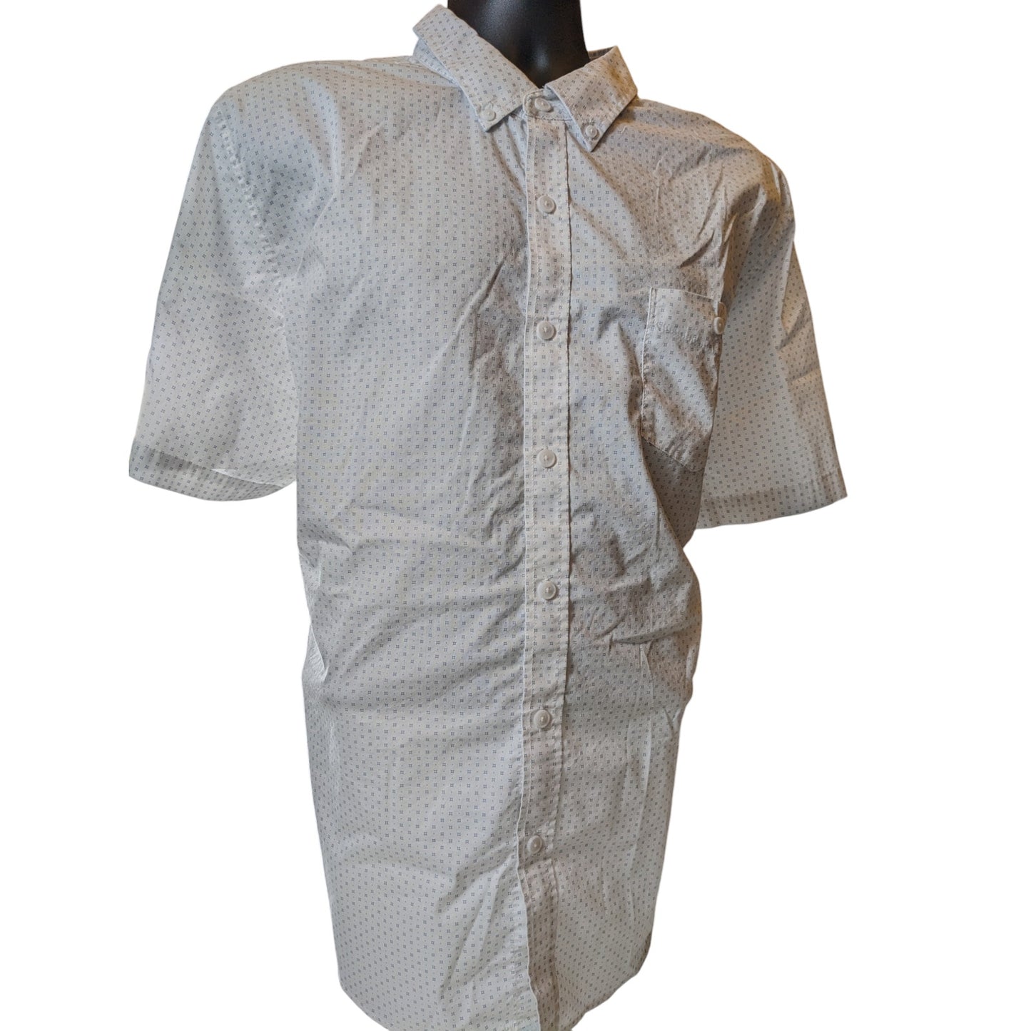 Weatherproof Shirt Mens XXL Comfort Stretch Short Sleeve Casual Button Down