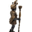 Antique Blackamoor Candle Holder Bronze Statue Sculpture Baroque Art Decor 15"