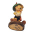 Vintage Disney Anri Pinocchio Figurine Carved Italy Wood To School Miniature 2"