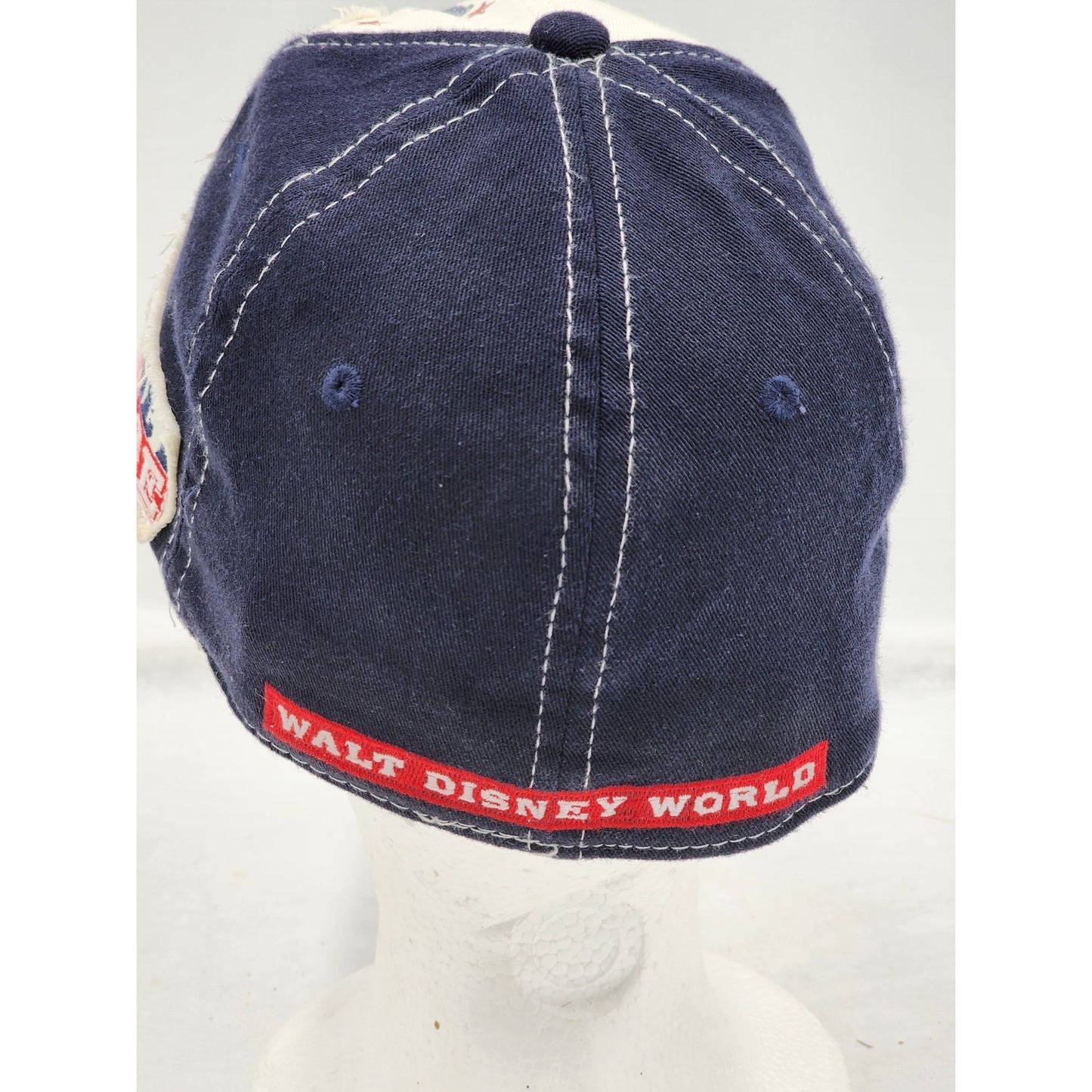 Disney Mickey Mouse Trucker Cap Distressed American Flag Medium Patriotic Hat