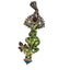 Barbara Bixby Jewelry Frog Key Enhancer Pendant Sterling 18K Yellow Gold Amethys