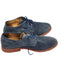 Mercanti Fiorentini Oxford Shoes Men 11M Relax Blue Suede Loafer Brazil Lace Up