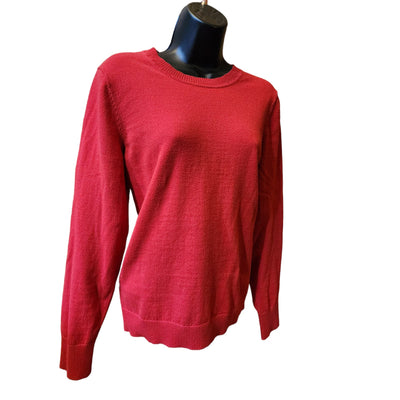 Patagonia Sweater Womens Large Red Pullover Classic Cozy Casual Chic Sweatshirt