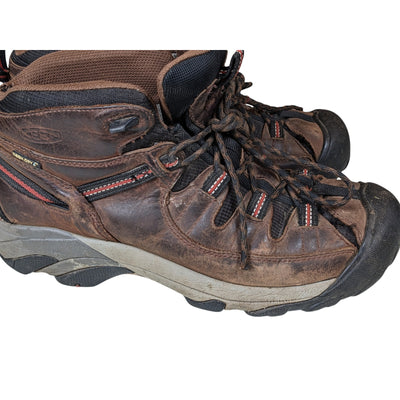 KEEN Boots Dry Waterproof Hiking Shoes Mens 10 Womens 11 Lace Up Trail Adventure