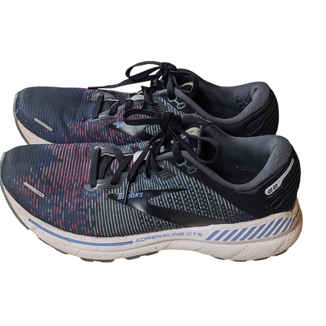 Brooks Adrenaline GTS 22 Womens Size 9 Running LOFT Cushioning Mesh 1203531b523