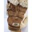 UGG Boots Womens Size 6 Bailey Short Tall Folded Chestnut Faux Fur 1873