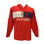 Tommy Hilfiger Sport Hoodie Men 3X Red Colorblock Pullover Sweatshirt Activewear