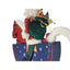 Nutcracker Santa on Rocking Horse Riding Gifts Paint Christmas Holiday Decor 19"