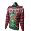 Holiday Time Ugly Christmas Sweater Mens Large Womens L-XL Kitten Cat Sweatshirt