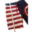 Marvel Captain America Board Shorts Mens XL Patriotic Swim Trunks American Flag