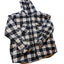 Boston Traders Flannel Jacket Shirt Womens XXL Sherpa Lined Hooded Plaid Shacket