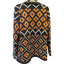 Bass Cardigan Womens Small Southwestern Open Front Boho Geometric Fall Sweater