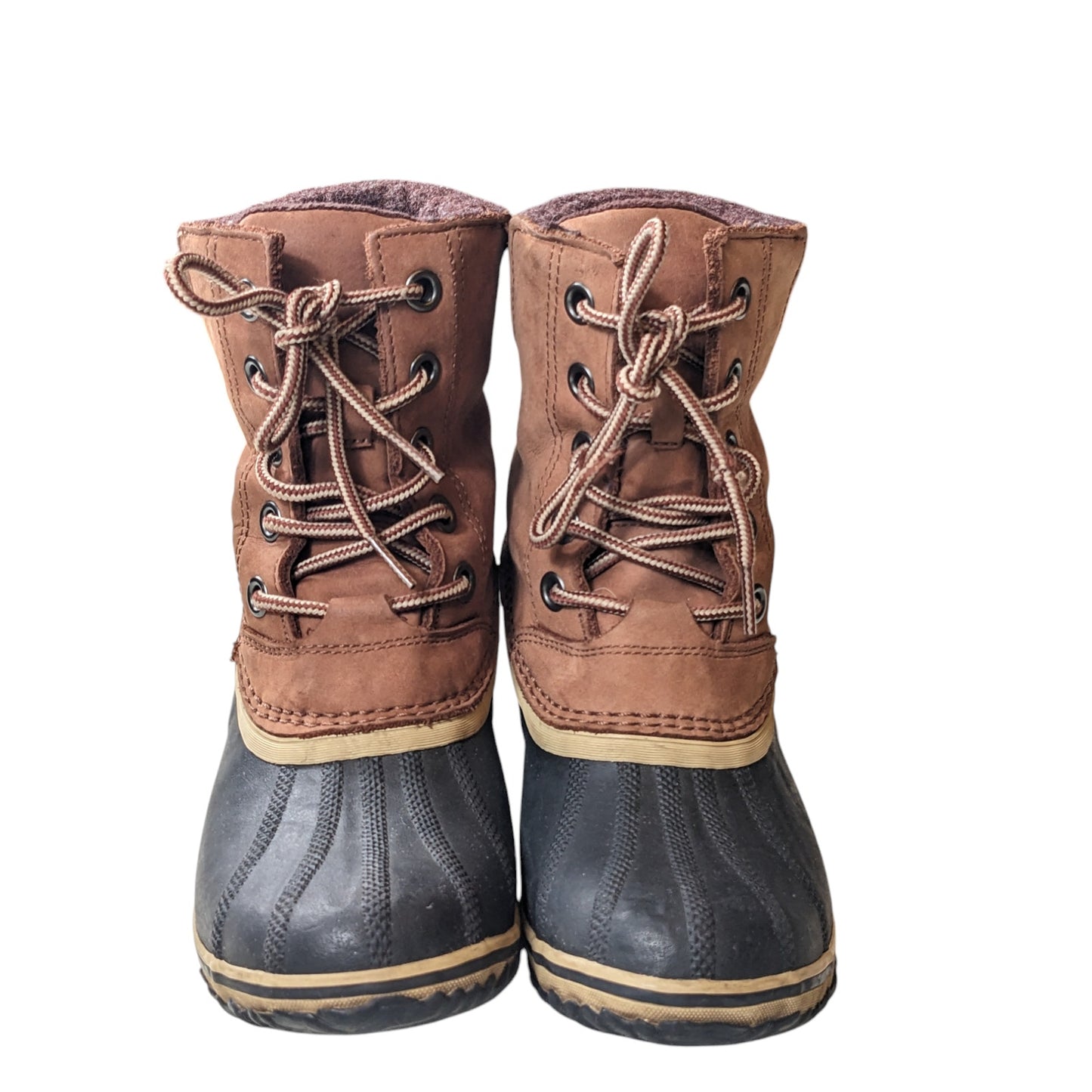 Sorel Boots Womens 8.5 Waterproof Snow Rubber Slimpack Duck Hiking NL3058-282