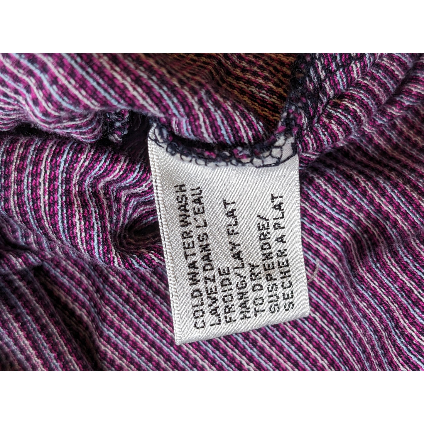 Ben Hogan Polo Golf Shirt Mens Large Purple Micro Houndstooth Short Sleeve