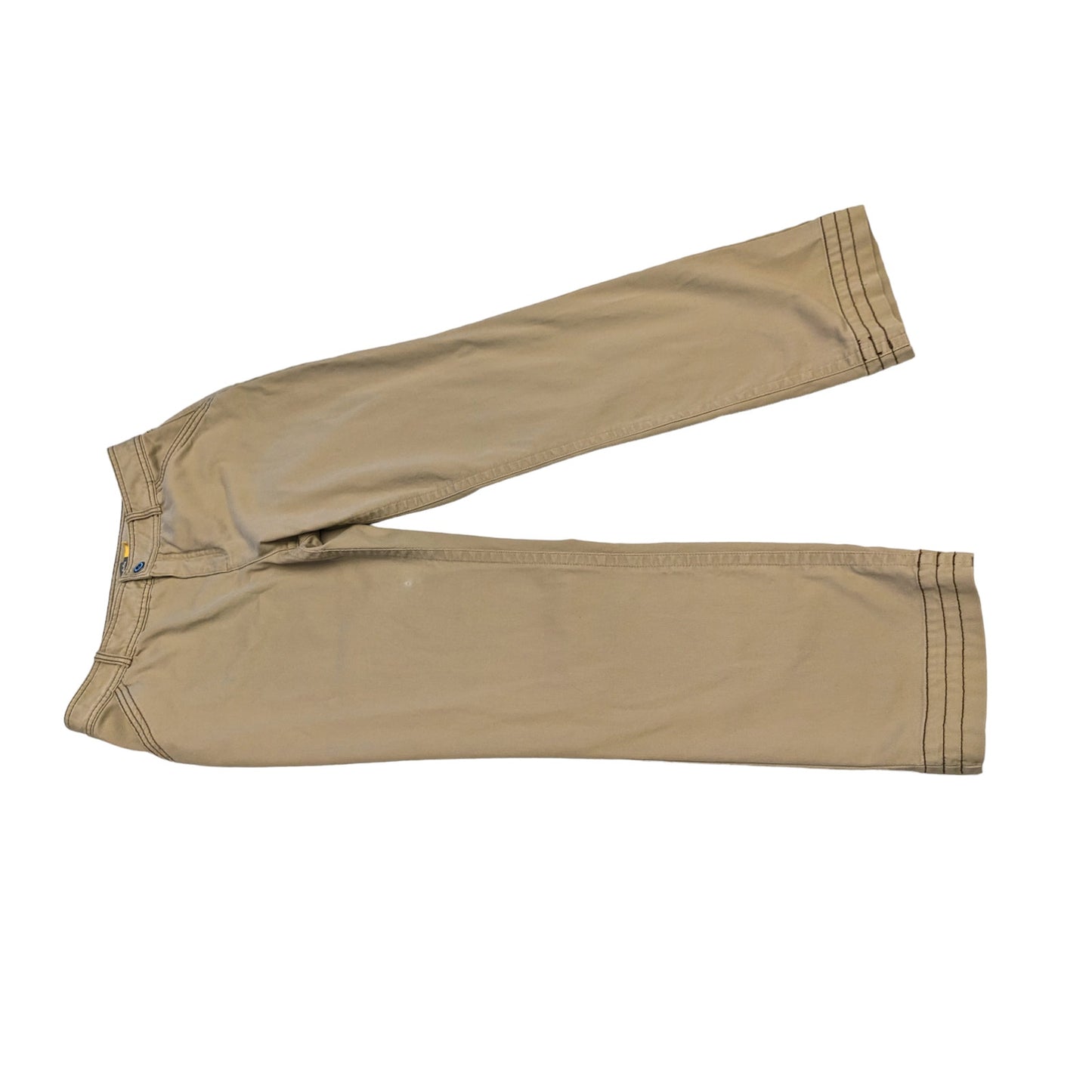 Cabelas Cargo Pants Womens 12 Khaki Beige Trousers Hiking Adventure Belt Loops