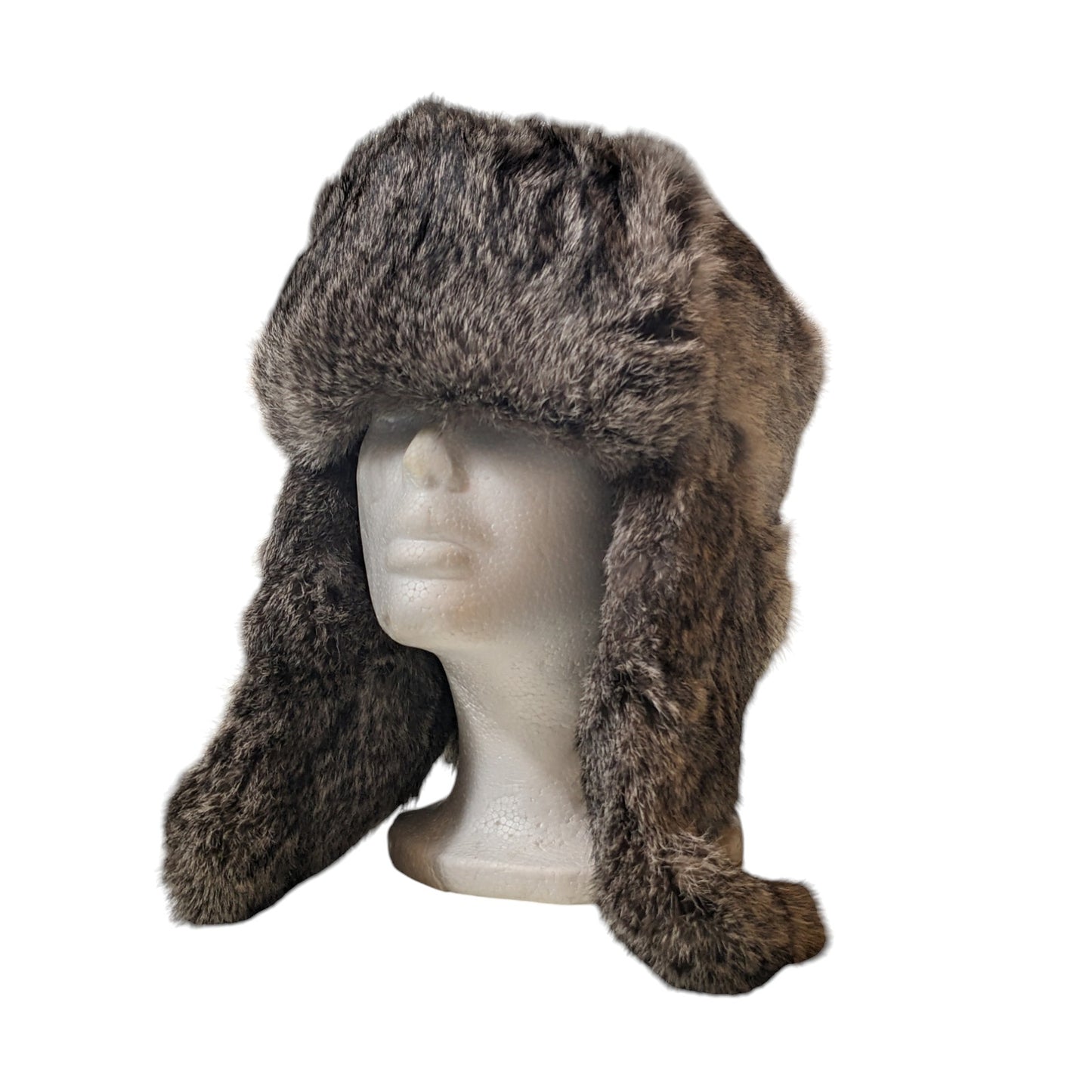 Mad Bomber Trapper Hat Large Quilted Lining Faux Fur Winter Warmth Ears