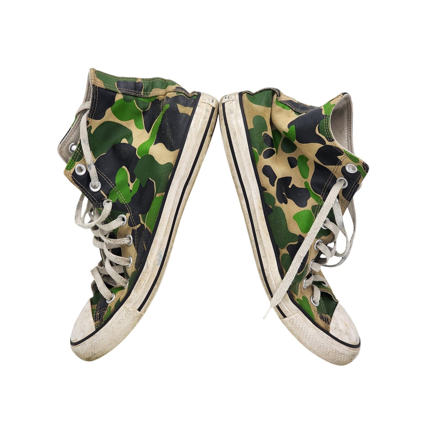 Converse All Star High Tops Camo Unisex Shoes Mens 10 Womens 12 Retro Streetwear