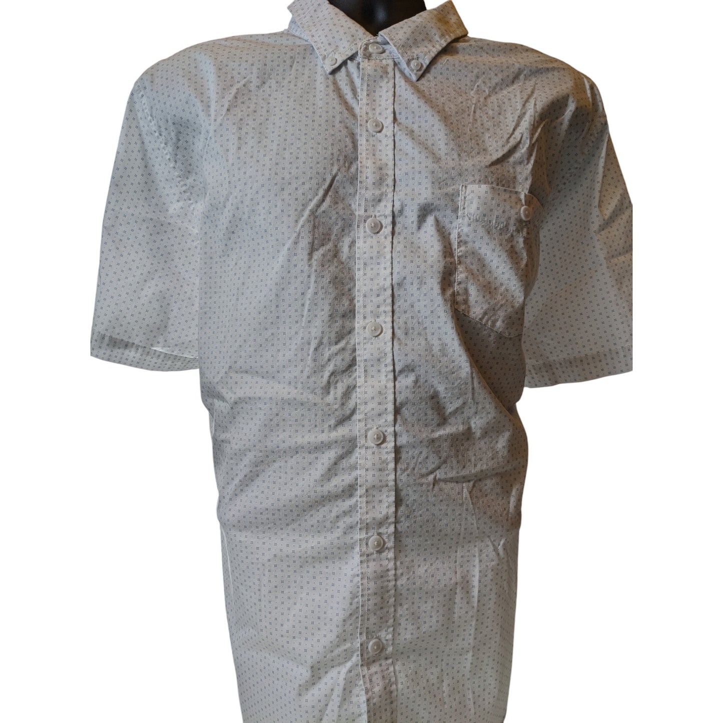 Weatherproof Shirt Mens XXL Comfort Stretch Short Sleeve Casual Button Down