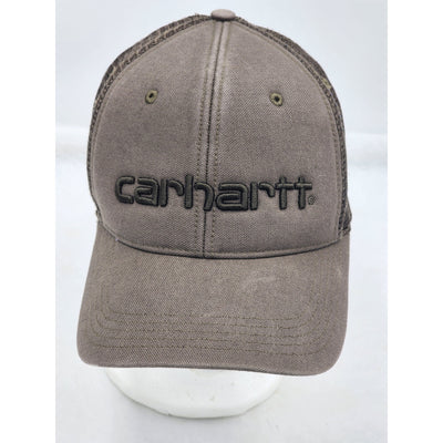 Carhartt Hat Brown Mesh Back Snapback Trucker Hat Adjustable Cap Workwear